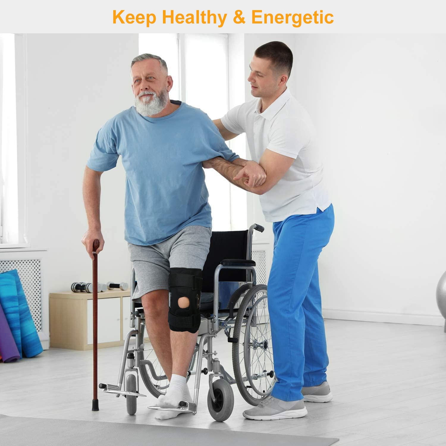 Adjustable Knee Brace Support - Pain Relief, Stability & Injury Recovery