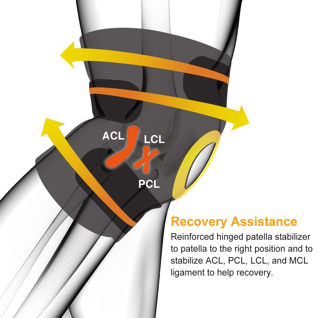 Adjustable Knee Brace Support - Pain Relief, Stability & Injury Recovery