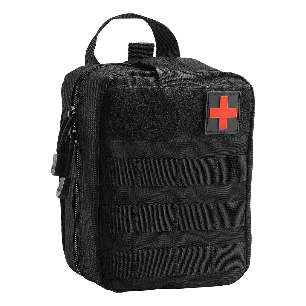 USM Emergency First Aid Kit - 250 Piece Medical Trauma Bag for Home, Car & Outdoor Survival